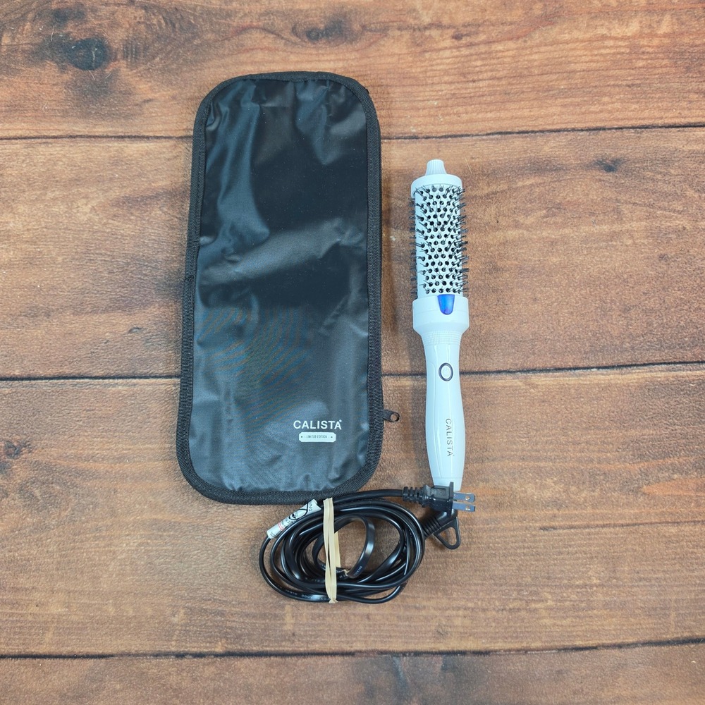 Calista Perfecter Fusion Styler Womens OS White Excellent Heated Round Brush